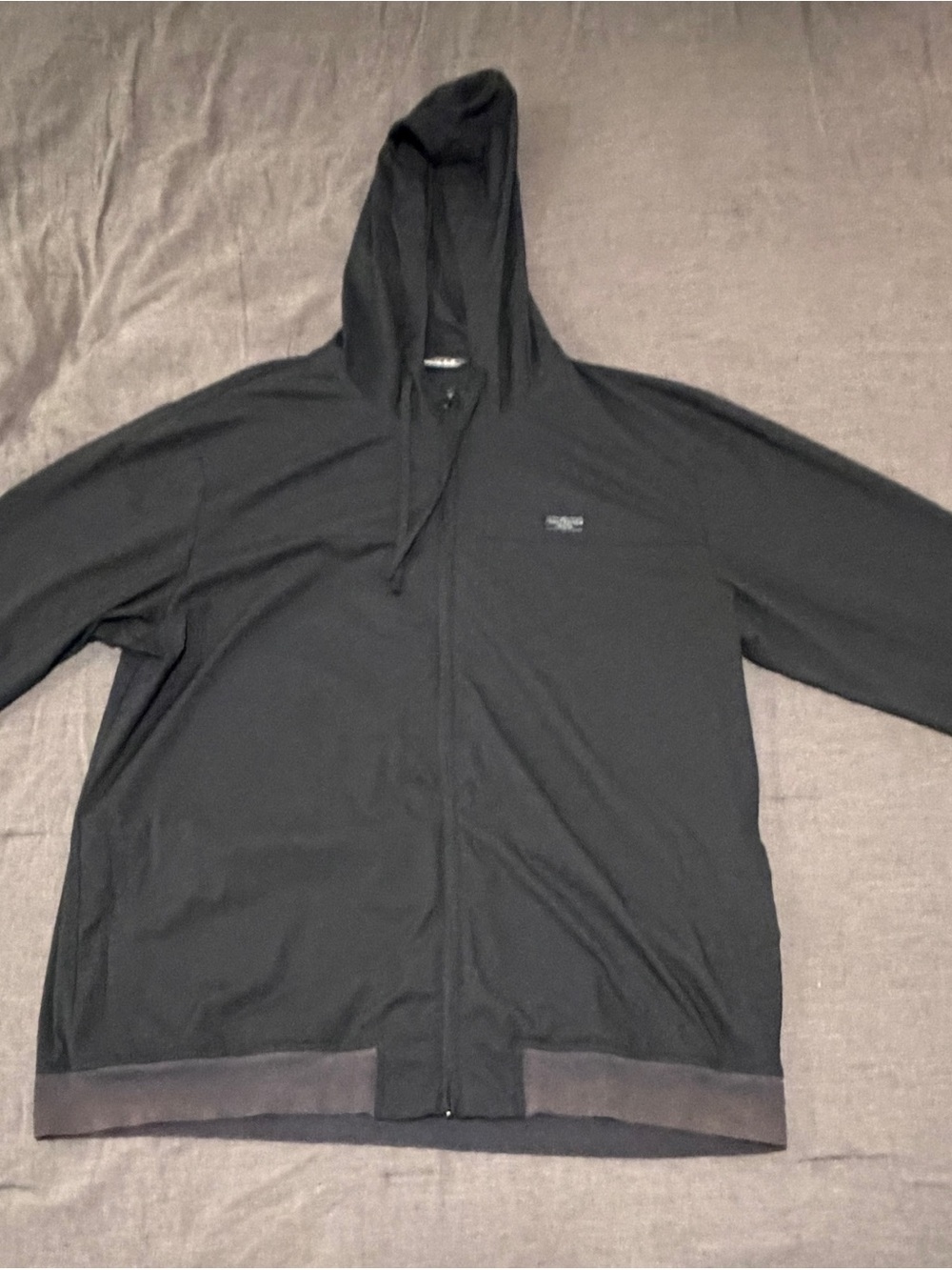 Travis Mathew Black Full-Zip Hooded Jacket